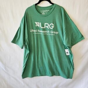 LRG Lifted Research Group Fade Green Short Sleeve Shirt 3XL